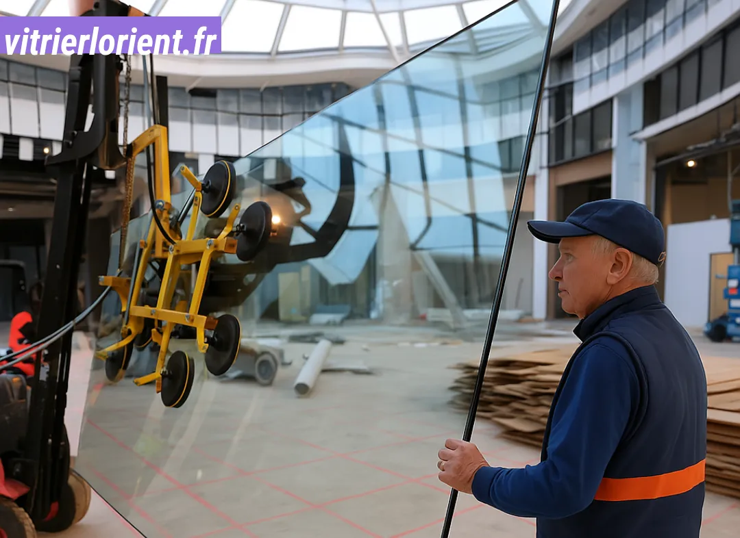 Remplacement de vitrine magasin Lorient